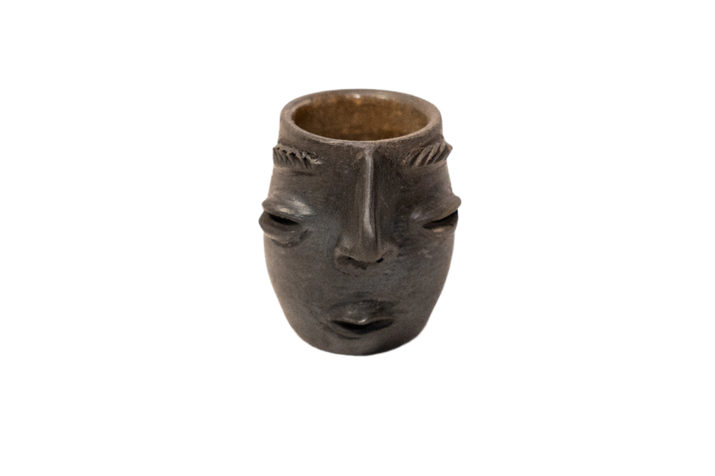 Betzy and Miguel Face Shot Glass