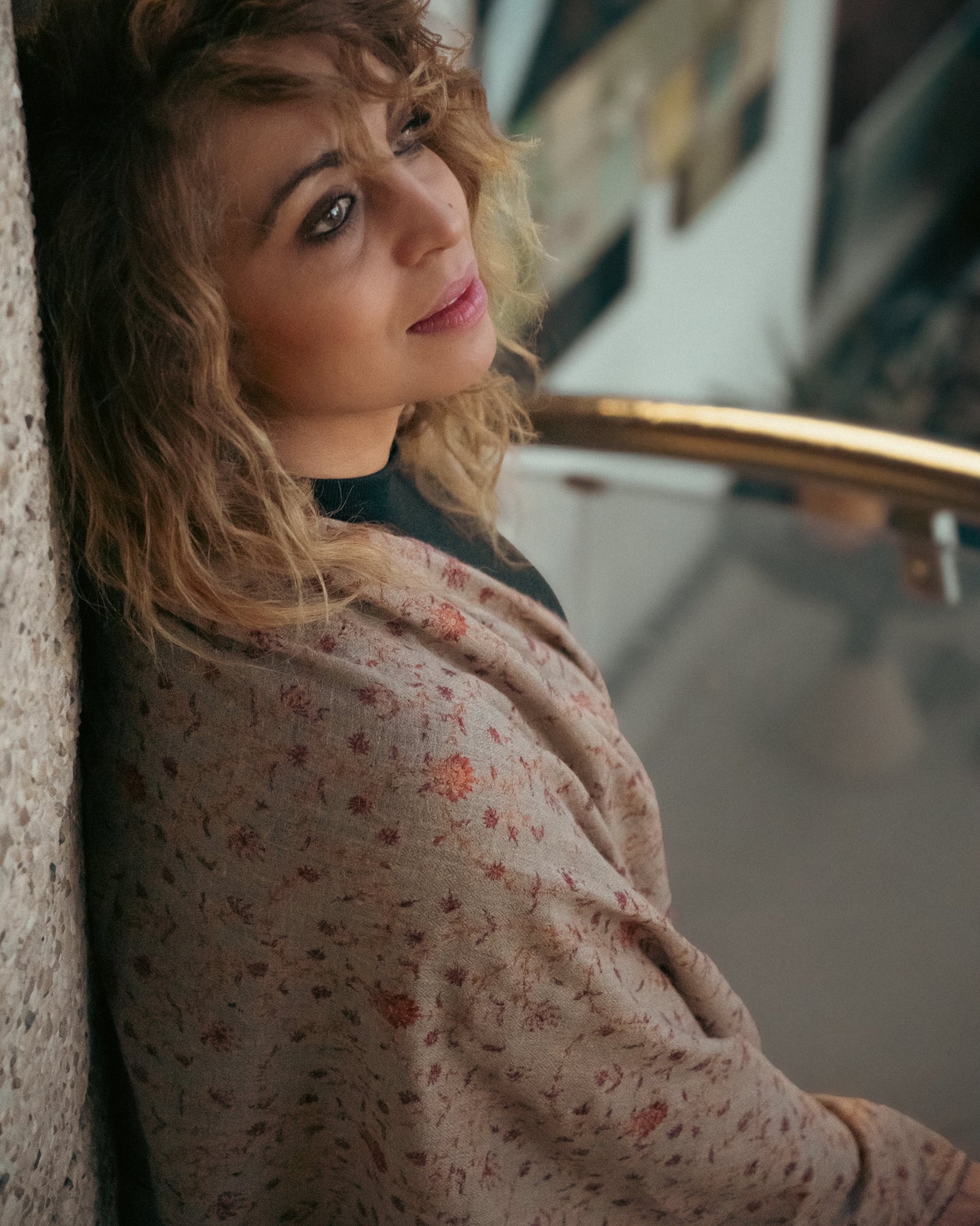 The Kashmir Pashmina Shawl (Wildflower Dust)