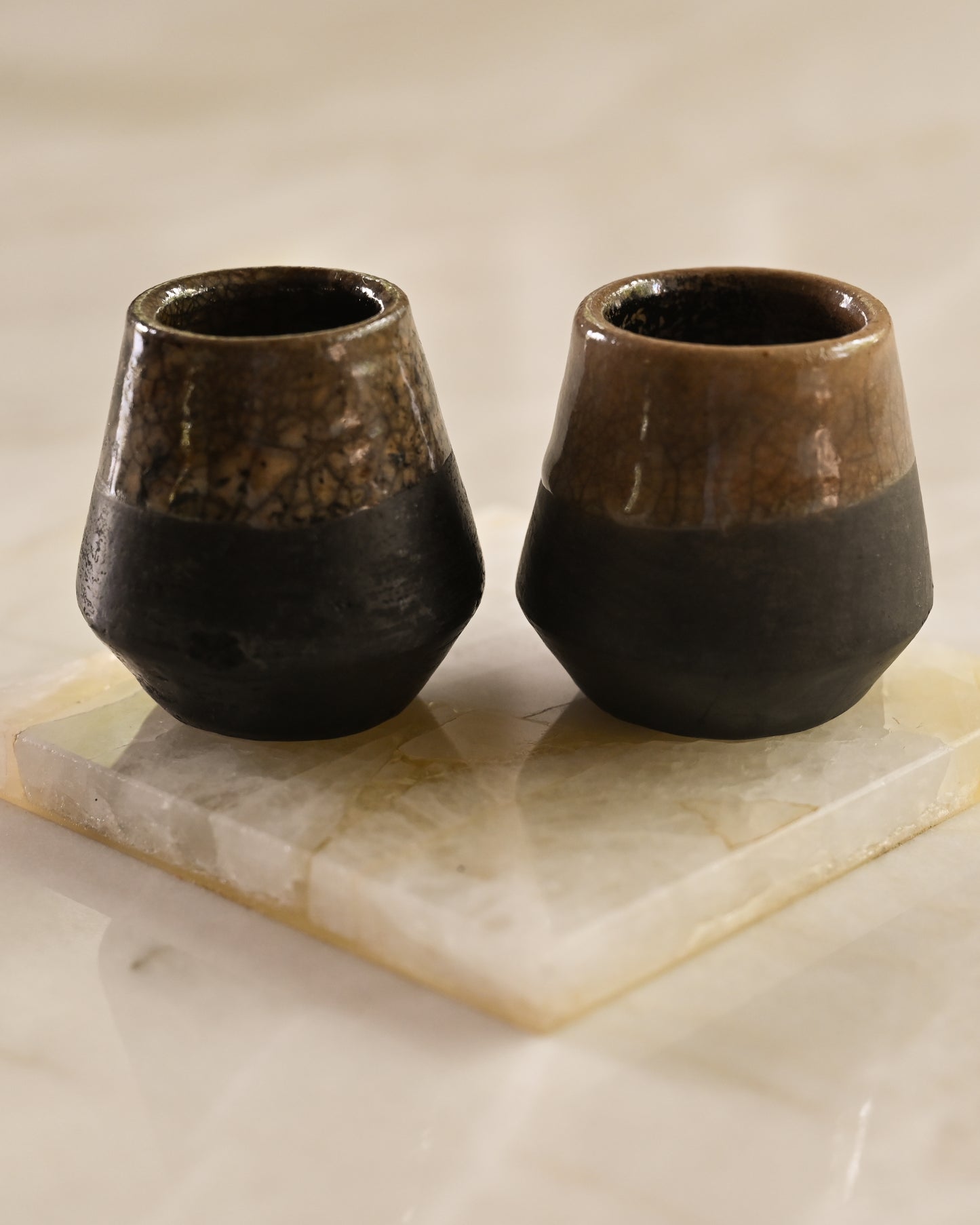 Betzy and Miguel Plain Old Fashion Shot Glass