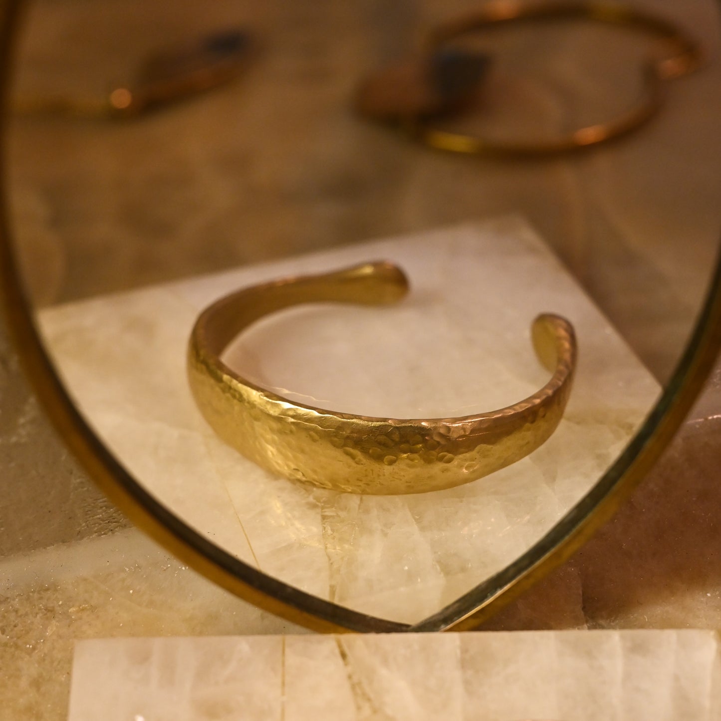 Wanzau Hammered Cuff
