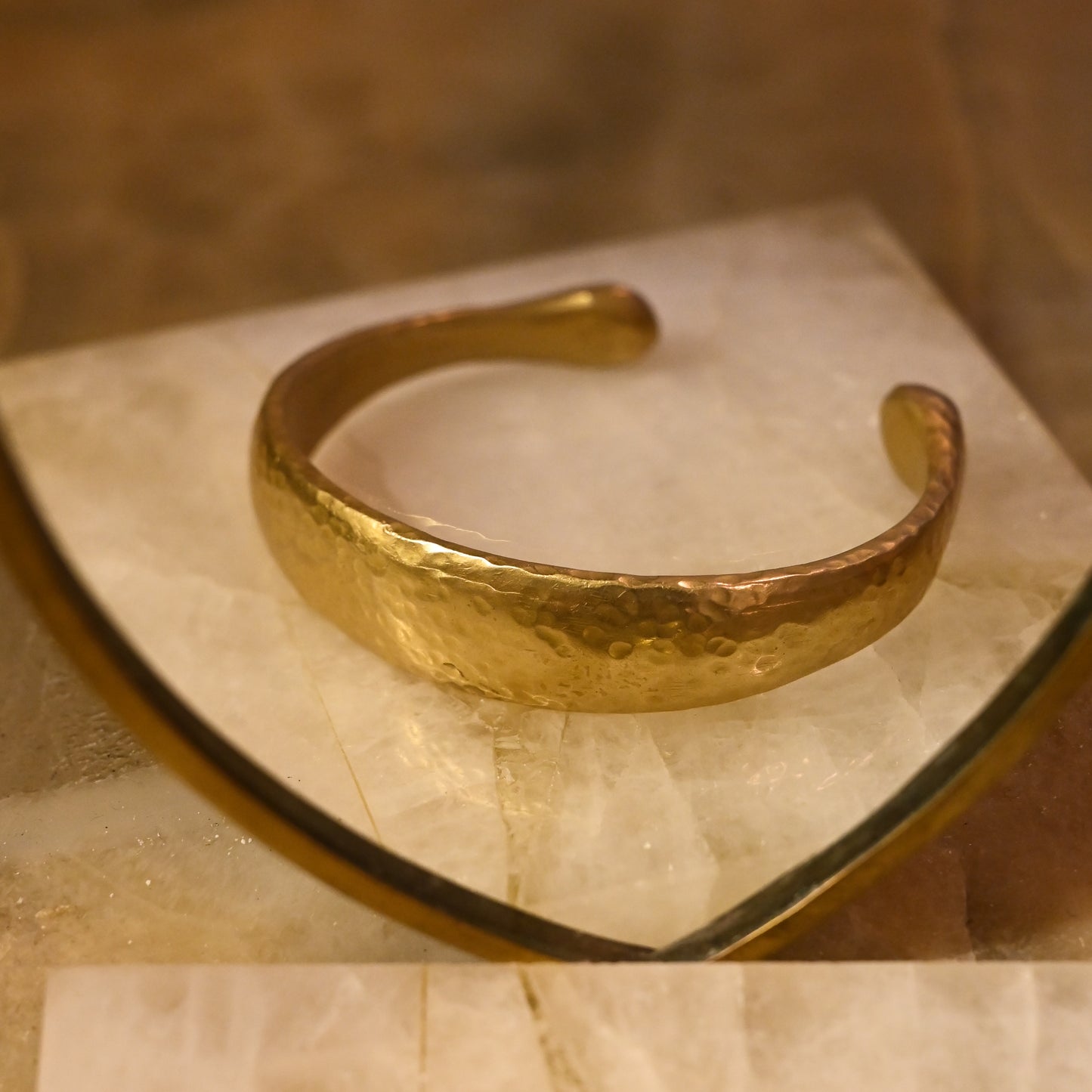 Wanzau Hammered Cuff