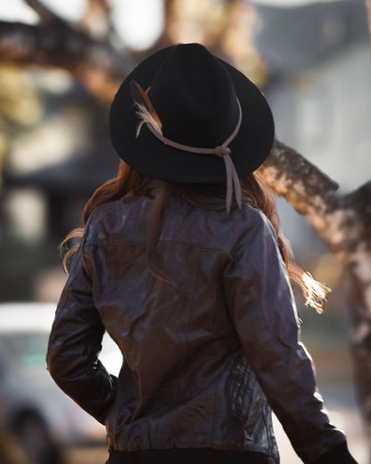 Black Fedora Hat