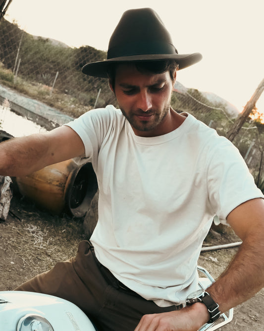 Dark Brown Fedora Hat