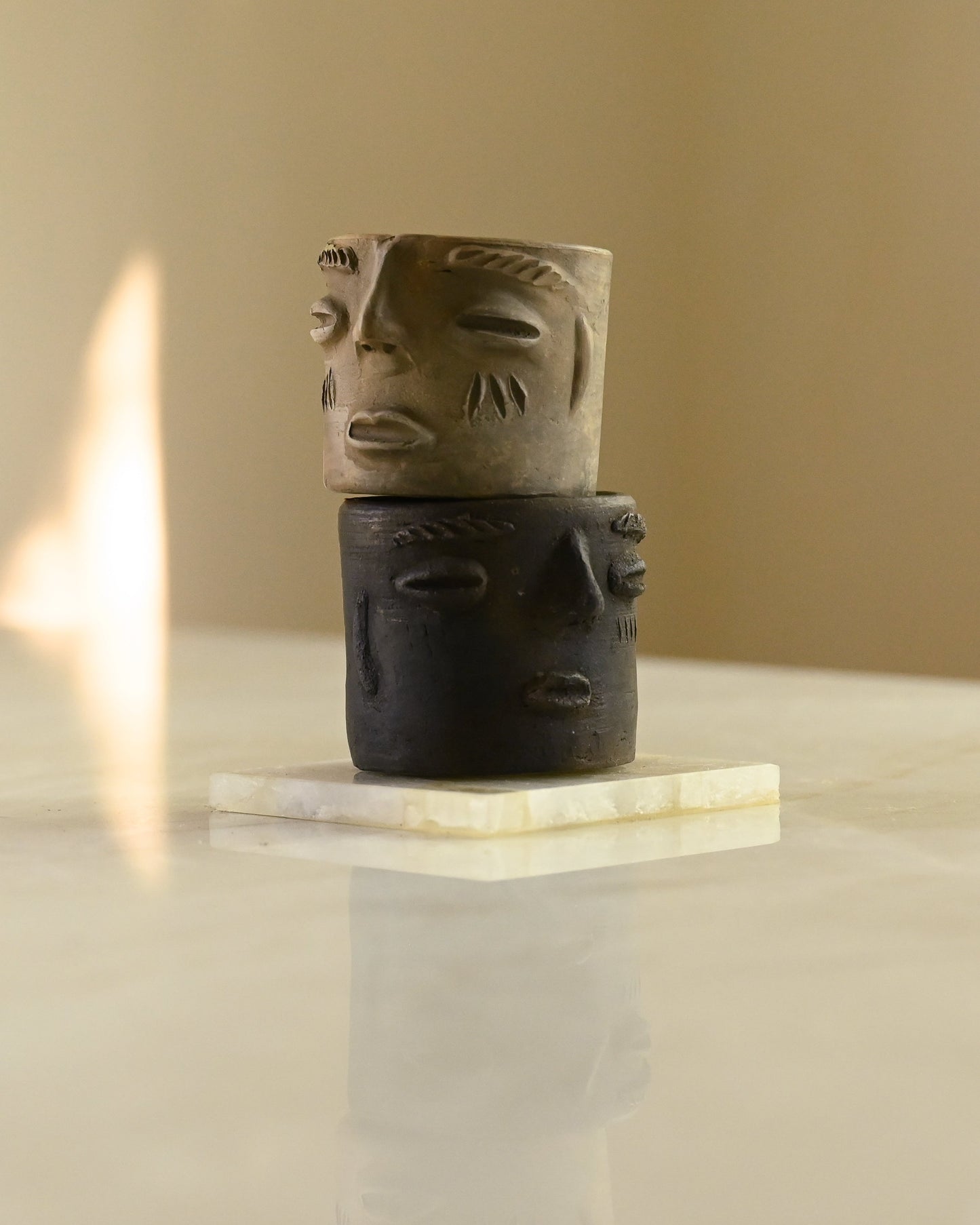 Betzy and Miguel Face Cup