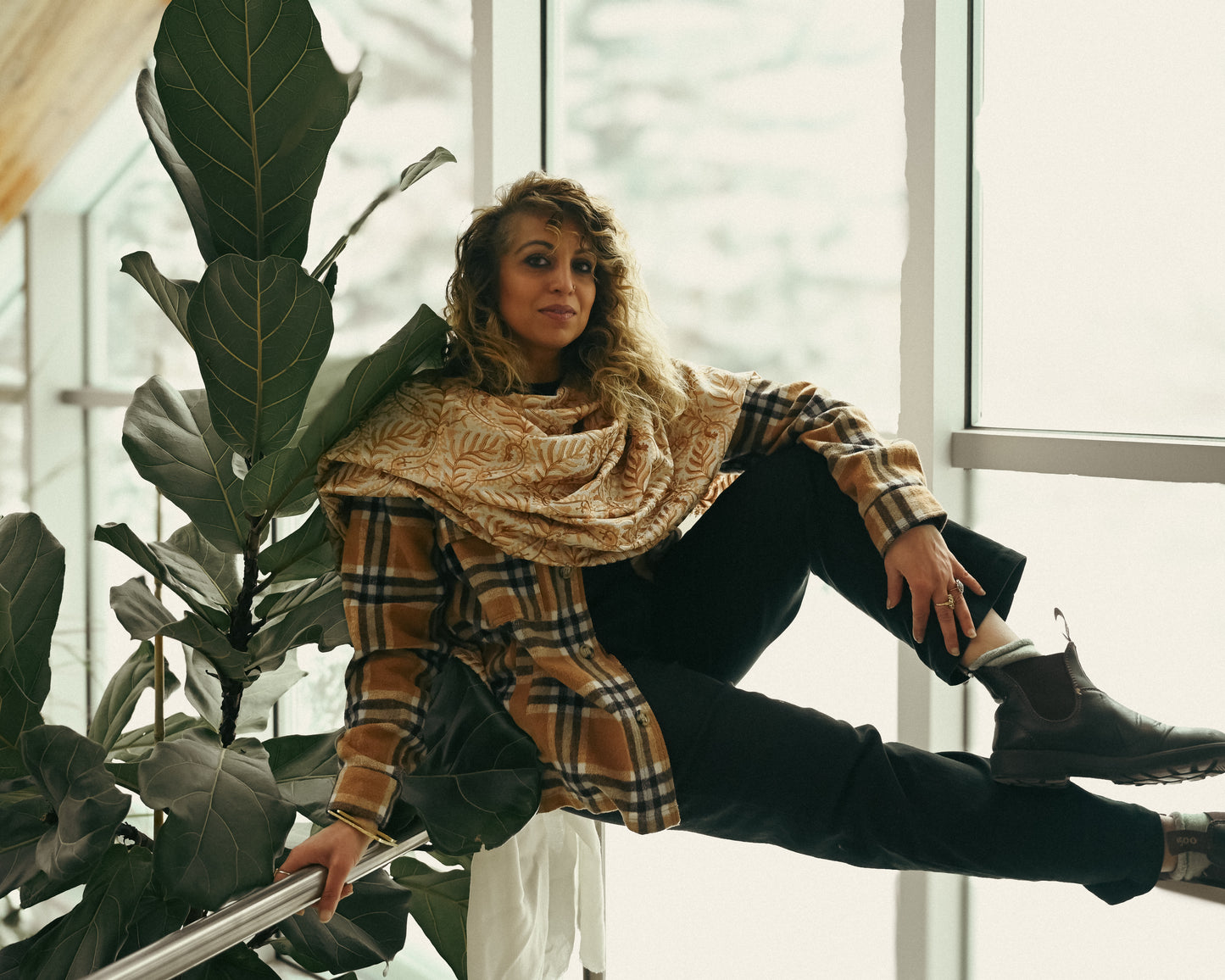 The Kashmir Pashmina Shawl (Cream)