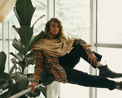 The Kashmir Pashmina Shawl (Cream)