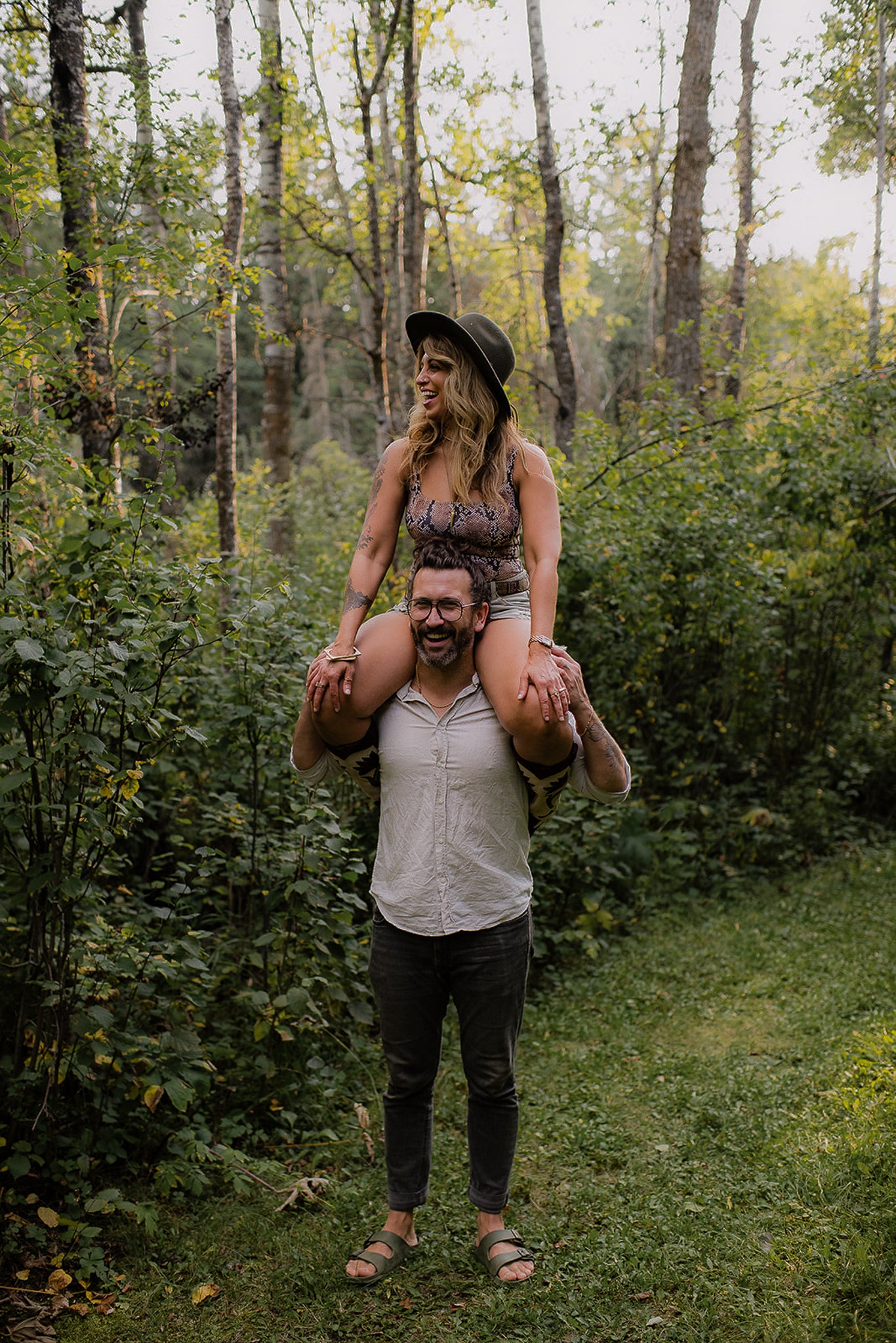 Olive Green Fedora Hat