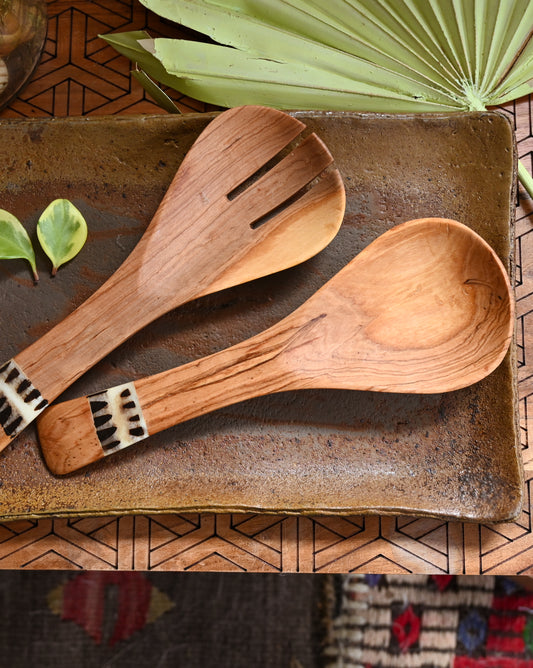 Maasai Salad Servers
