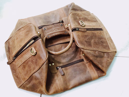 The Weekender Leather Duffle