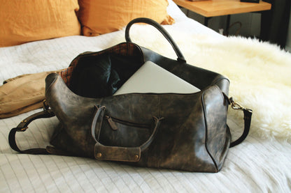 The Weekender Leather Duffle