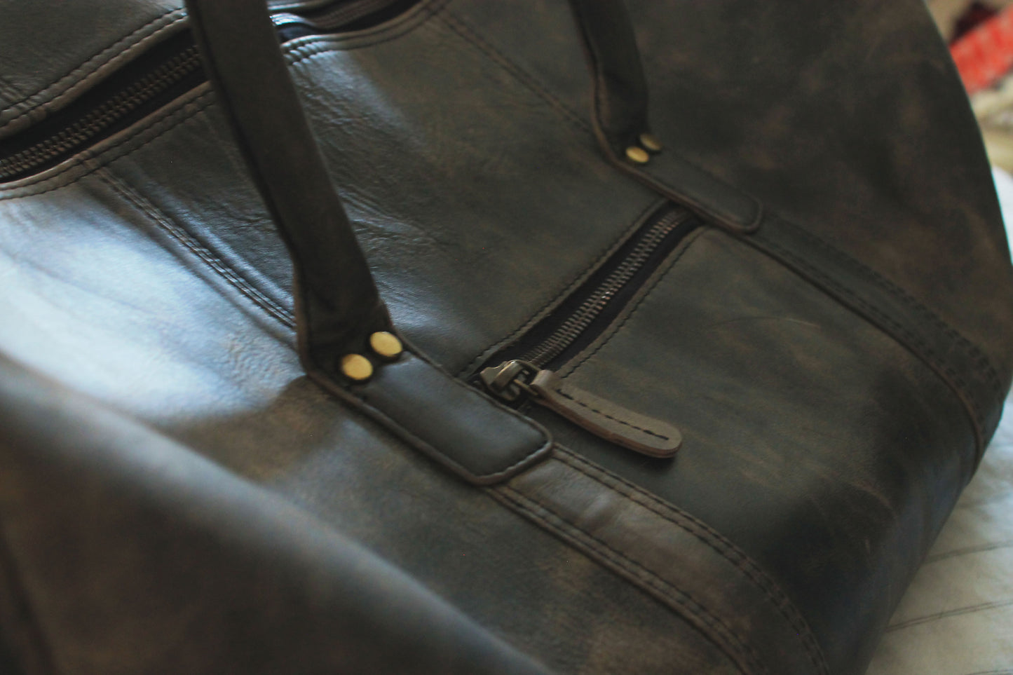 The Weekender Leather Duffle